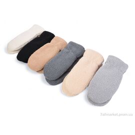 Фотография Варежки для женщин Зима 5-102 mix (12 шт. р.сетка 6,5-8,5) "KUINH" недорого оптом от прямого поставщика