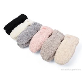 Фотография Варежки для женщин Зима TAB3 mix (12 шт. р.сетка One size) "KUINH" недорого оптом от прямого поставщика