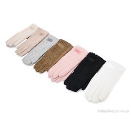 Фотография Перчатки женские Зима 10-3 сенсор mix (12 шт. р.сетка 6,5-7,5) "KUINH" недорого оптом от прямого поставщика