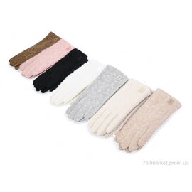 Фотография Перчатки женские Зима 10-5 сенсор mix (12 шт. р.сетка 6,5-7,5) "KUINH" недорого оптом от прямого поставщика