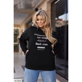 Жіноче худи великого розміру р.50-52;54-56;58-60;62-64 (7кол.) "LETTI" купити недорого від прямого постачальника