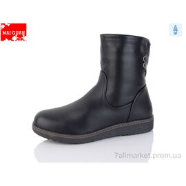 Черевики жіночі стильні Зима D966-1 (6 пар р.41-43) "Maiguan" недорого оптом від прямого постачальника