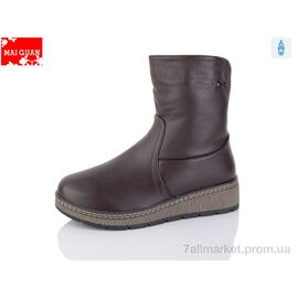 Черевики жіночі стильні Зима A98-2B (8 пар р.37-42) "Maiguan" недорого оптом від прямого постачальника