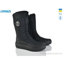 Дутики жіночі утеплені Зима Paolla N274 чорний (8 пар р.37-42) "Lvovbaza" недорого оптом від прямого постачальника