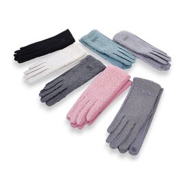 Фотография Перчатки утеплённые женские 262-2 mix р.6.5-8.5 "KH clothes" недорого оптом от прямого поставщика