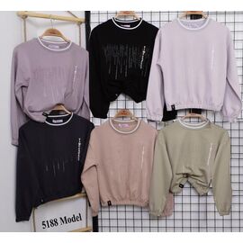 Фотография Свитшот детский на девочку 5188 lilac р.128-152 "Baykush" недорого оптом от прямого поставщика