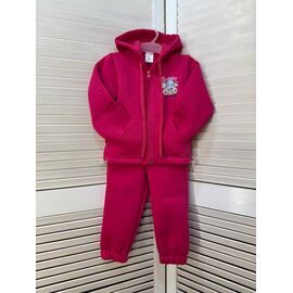 Костюм дитячий спортивний теплий на дівчинку M381 fuchsia р.98-116 "Major" недорого оптом від прямого постачальника