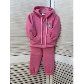 Костюм дитячий спортивний теплий на дівчинку M383 pink р.98-116 "Major" недорого оптом від прямого постачальника