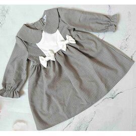 Плаття дитяче на дівчинку 7274 grey р.92-116 "Moda school" недорого оптом від прямого постачальника