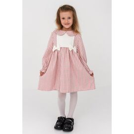 Плаття дитяче на дівчинку 7274 powder р.92-116 "Moda school" недорого оптом від прямого постачальника