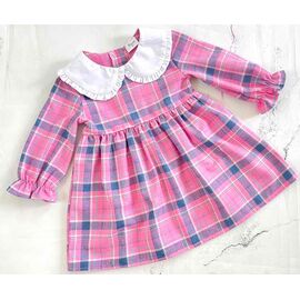 Плаття дитяче на дівчинку 7302-2 pink р.80-86 "Moda school" недорого оптом від прямого постачальника