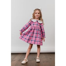 Плаття дитяче на дівчинку 7303 pink р.92-116 "Moda school" недорого оптом від прямого постачальника