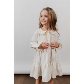 Плаття дитяче на дівчинку 7309-1 white р.92-116 "Moda school" недорого оптом від прямого постачальника