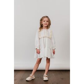 Плаття дитяче на дівчинку 7311 white р.80-86 "Moda school" недорого оптом від прямого постачальника