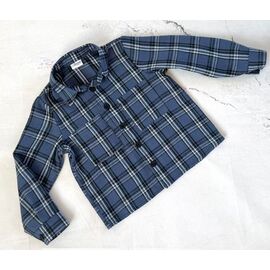 Сорочка дитяча на дівчинку 8560-1 d.blue р.98-116 "Moda school" недорого оптом від прямого постачальника