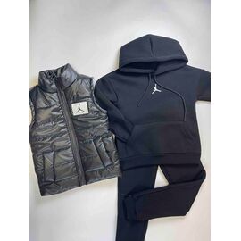 Костюм дитячий спортивний на дівчинку M138 black р.128-146 "Moda school" недорого оптом від прямого постачальника