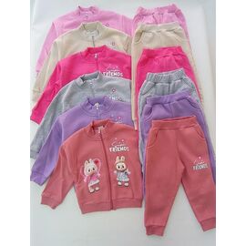 Фотография Костюм детский спортивный тёплый на девочку 14620 peach р.3-7 "Baykush" недорого оптом от прямого поставщика