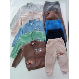 Костюм дитячий спортивний теплий на хлопчика 14589 brown р.3-7 "Baykush" недорого оптом від прямого постачальника