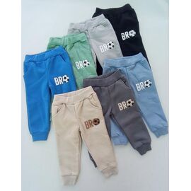 Фотография Штаны детские спортивные зимние на мальчика 18302 d.grey р.2-5 "Baykush" недорого оптом от прямого поставщика