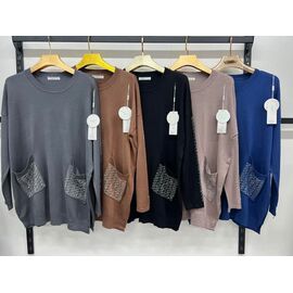 Фотография Свитер женский 712703 mix р.56-58 "Immei" недорого оптом от прямого поставщика