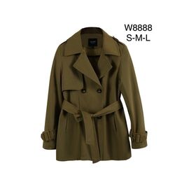 Пальто жіноче W8888 brown р.S-L "Immei" недорого оптом від прямого постачальника