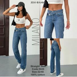 Джинси жіночі 5020 blue р.32-40 "Jeans Style" недорого оптом від прямого постачальника