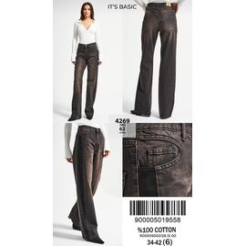 Джинси жіночі 4269-62 black р.34-42 "Jeans Style" недорого оптом від прямого постачальника