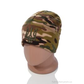 Шапка чоловіча Зима 6-01 brown (5 шт. р.сіткаOne size) "TUZZI" недорого оптом від прямого постачальника