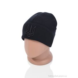 Шапка чоловіча Зима 6-04 black (5 шт. р.сіткаOne size) "TUZZI" недорого оптом від прямого постачальника