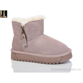 Фотография Угги детские утепленные зима A-L864-2-С (8 пар р.33-38) "Lilin" недорого оптом от прямого поставщика