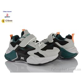 Кросівки дитячі модні Весна/осінь G1836 grey-black (6 пар р.32-37) "Clibee-Doremi" недорого оптом від прямого постачальника