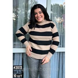 Фотография Женский свитер с воротником стойка универсального размера 48-54 "PARTNERS" недорого от прямого поставщика