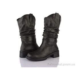 Чоботи жіночі зручні Зима L407-10M (6 пар р.36-40) "Lino Marano" недорого оптом від прямого постачальника