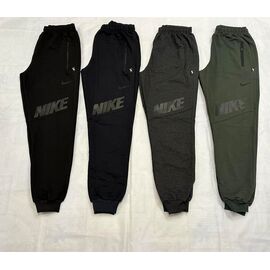 Штани спортивні чоловічі утеплені E628 black р.46-54 "Essa" недорого оптом від прямого постачальника