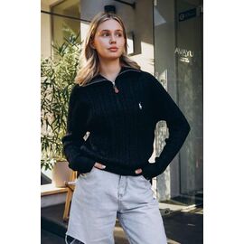 Фотография Свитер женский 1190 black р.one size "Little Secret" недорого оптом от прямого поставщика