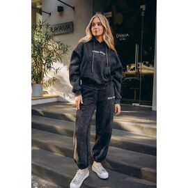 Фотография Костюм спортивный женский 500237 black р.S-L "Little Secret" недорого оптом от прямого поставщика