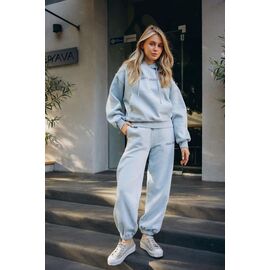 Фотография Костюм спортивный женский 500237 l.blue р.S-L "Little Secret" недорого оптом от прямого поставщика