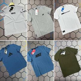 Футболка чоловіча 4939 l.grey р.S-2XL "Alex Clothes" недорого оптом від прямого постачальника