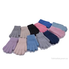 Фотография Перчатки для детей Зима 2485M mix (12 шт. р.сетка 5-8) "KUINH" недорого оптом от прямого поставщика