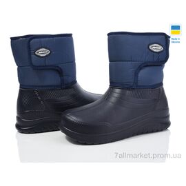 Чоботи з піни жіночі Зима 392N синій 2025 (6 пар р.37-41) "DeMur" недорого оптом від прямого постачальника