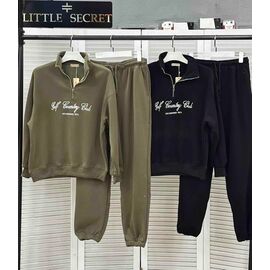 Фотография Костюм спортивный женский K004 khaki р.M-XL "Little Secret" недорого оптом от прямого поставщика