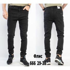 Джинси чоловічі 666 black р.29-38 "Seven Group" недорого оптом від прямого постачальника