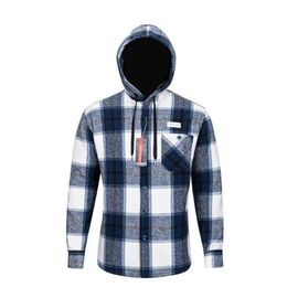 Сорочка чоловіча тепла W2510 navy р.XL-5XL "Verton" недорого оптом від прямого постачальника