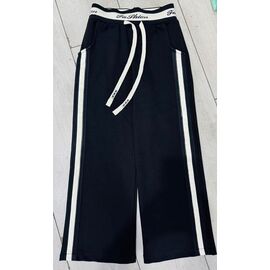 Штани дитячі спортивні на дівчинку IB690 black р.122-158 "iBamBino" недорого оптом від прямого постачальника