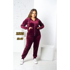 Костюм спортивний жіночий теплий ZV936 wine р.52-60 "Zalov" недорого оптом від прямого постачальника