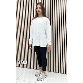 Светр жіночий 1688 white р.one size "LOOK" недорого оптом від прямого постачальника