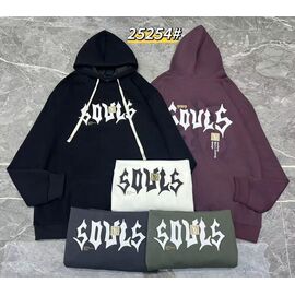 Худи чоловічий 25254 purple р.48-52 "LOOK" недорого оптом від прямого постачальника