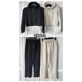 Костюм спортивний жіночий теплий 2590-2 l.grey р.42-52 "LOOK" недорого оптом від прямого постачальника