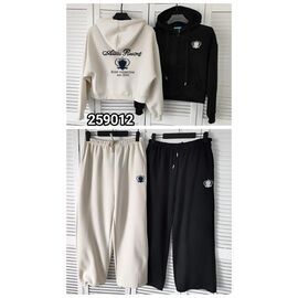 Фотография Костюм спортивный женский тёплый 259012 black р.42-52 "LOOK" недорого оптом от прямого поставщика