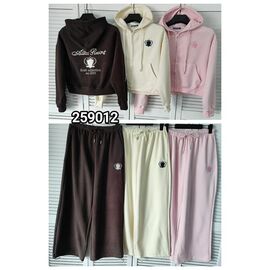 Фотография Костюм спортивный женский тёплый 259012 pink р.42-52 "LOOK" недорого оптом от прямого поставщика